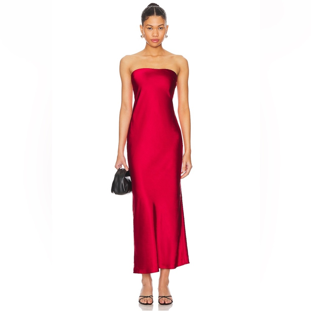 More to come Emma strapless midi dress